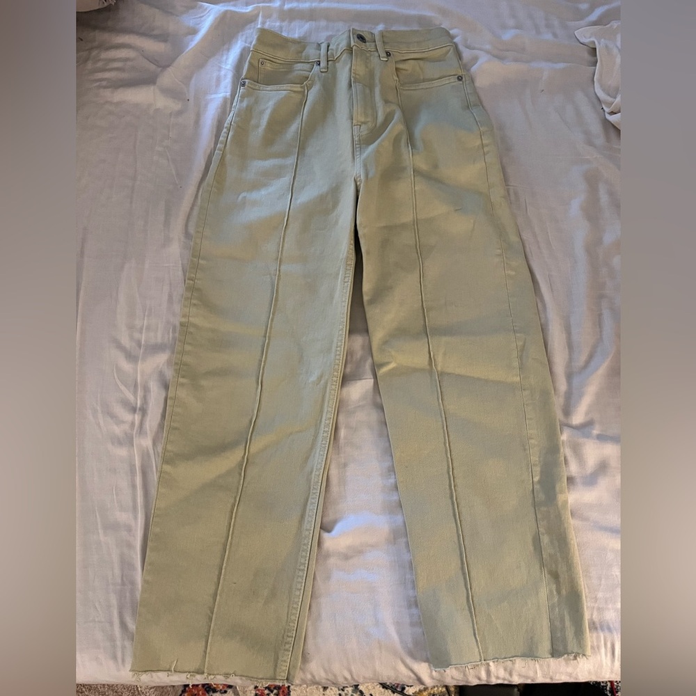 Everlane The Way High Jean in green tea - Picture 8 of 8